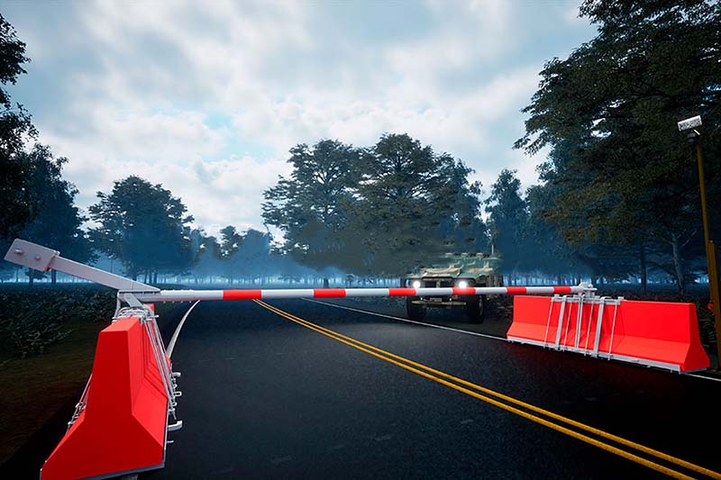 Мобильный заградительный барьер